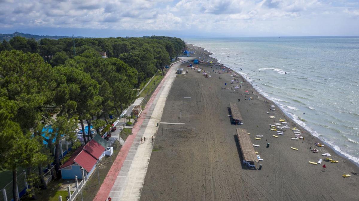 Apollo Plus Cottages Ureki Bagian luar foto